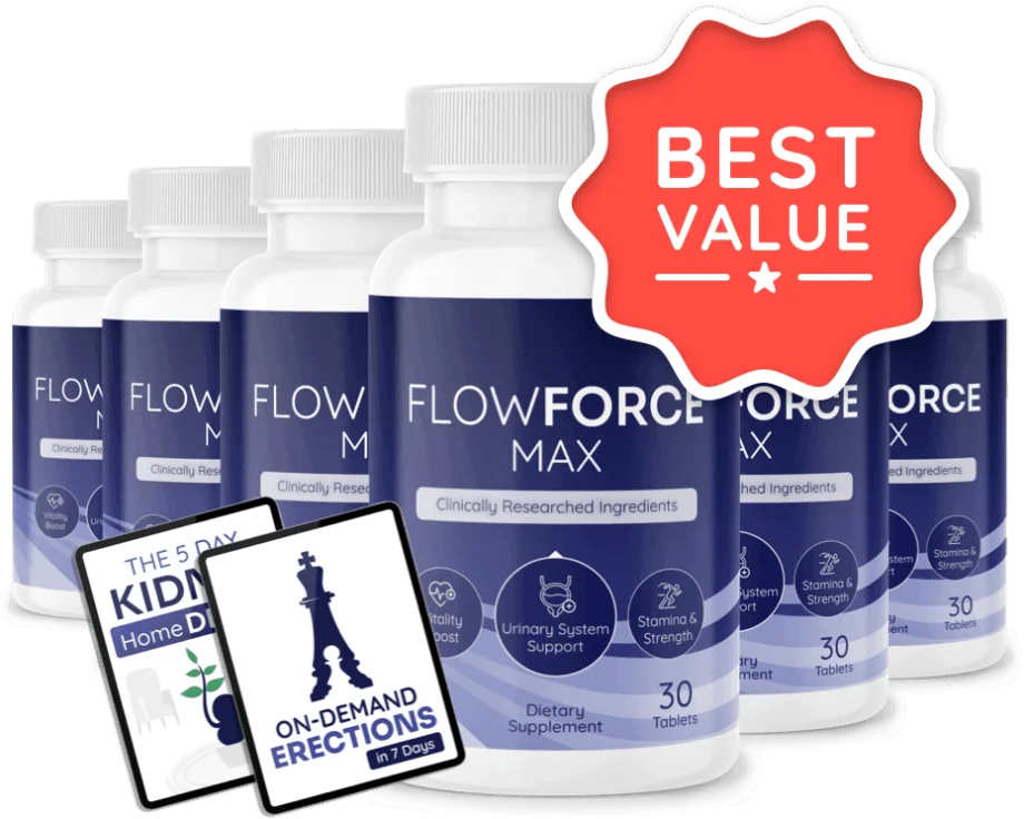 6 Bottles FlowForce Max Best Value Package