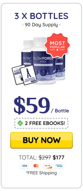 FlowForce Max 3 bottle price